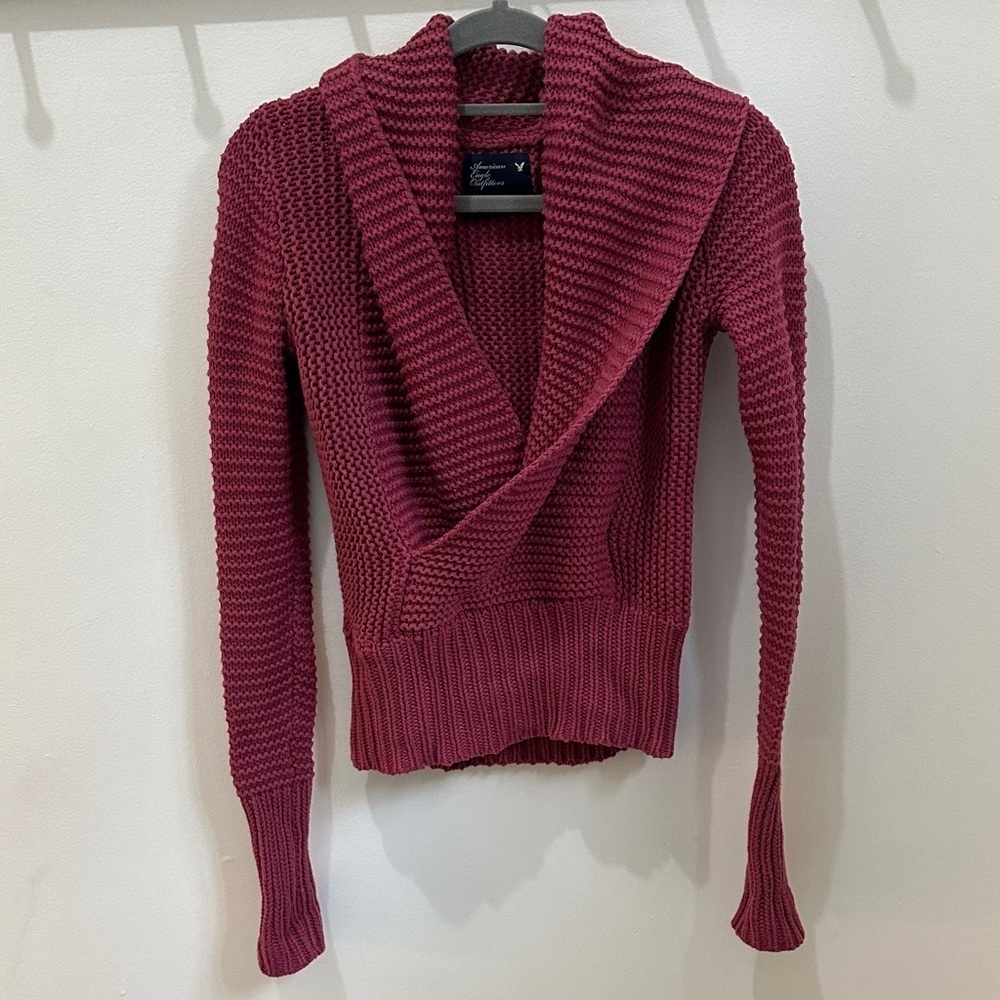 Y2K American Eagle Knit Sweater